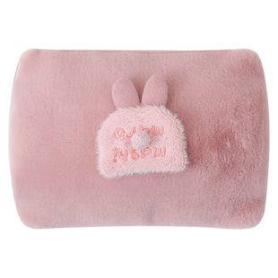 热水袋暖手宝暖肚子可爱卡通可充电防爆充电款暖水袋暖宝宝仿兔毛