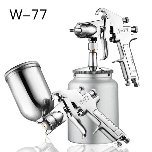 厂家包邮W-77汽车底漆家具漆外墙真石漆喷枪高雾化品质气动喷漆枪