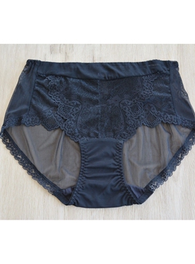 S810新款长期推荐 蕾丝网眼透气中高腰女士三角内裤有大码女式