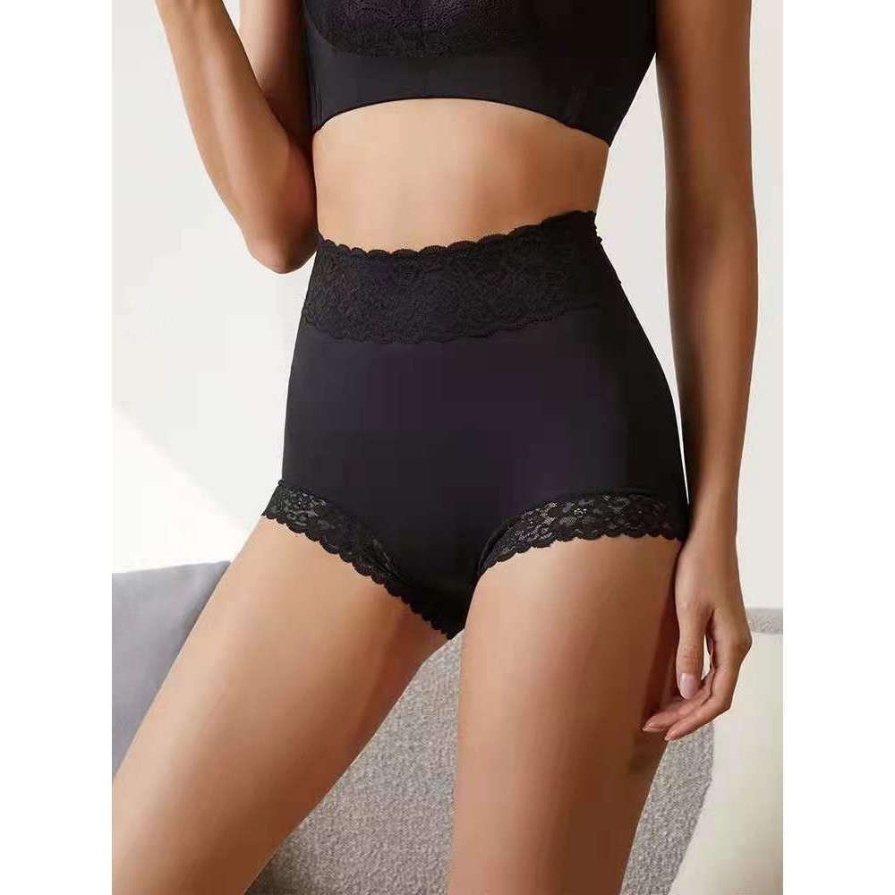 夏季轻薄无痕高腰提臀裤塑身束腰平角裤蜜桃臀翘臀收腹蕾丝内裤女,女士内衣/男士内衣/家居服,女三角裤,淘宝优惠券,粉丝福利购,淘宝优惠卷