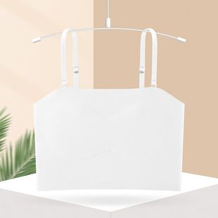 无痕塑胸束胸内衣大胸显小les帅t隐形裹胸女cos缩胸学生透气型