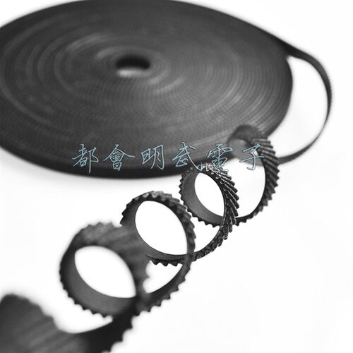 2GT-6mm 开口同橡胶开口带同步带 3D打印机传动皮带 GT2