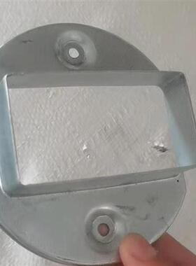 极速护栏配件锌钢固定座方管接头钢管连接件楼梯扶手栏杆装饰围栏