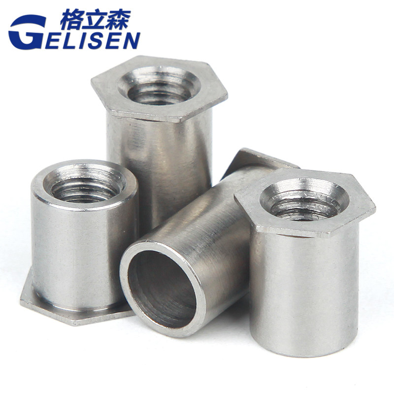 不锈钢304通孔压铆螺柱o 压铆螺母柱 压铆件M2 M2.5 M3 M4 M5 M6