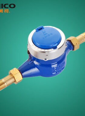 正品埃美柯水表家用LXSY铁壳高灵敏防滴水表4分机械数字冷水061