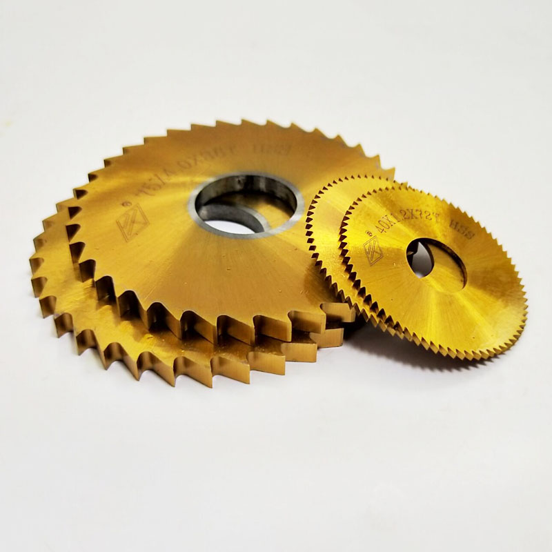 镀钛含钴锯片铣刀/切口铣p刀/不锈钢锯片铣刀60*0.5 63 75*7mm