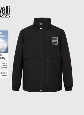 Cavalli Class卡沃利高端男装保暖羽绒服25秋冬轻奢加厚鹅绒外套