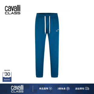 舒适束脚运动裤 男春秋新品 子 Class卡沃利梭织刺绣休闲裤 Cavalli