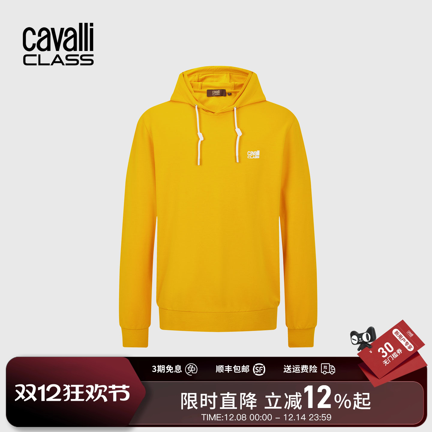 CavalliClass运动休闲连帽衫卫衣