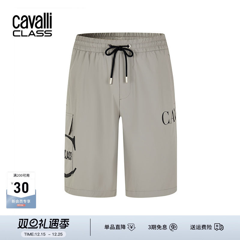 CavalliClass机能风工装五分裤