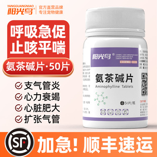 阳光鸟宠物猫咪狗狗哮喘气喘心衰脏肥大咳嗽药平喘肺氨茶碱片