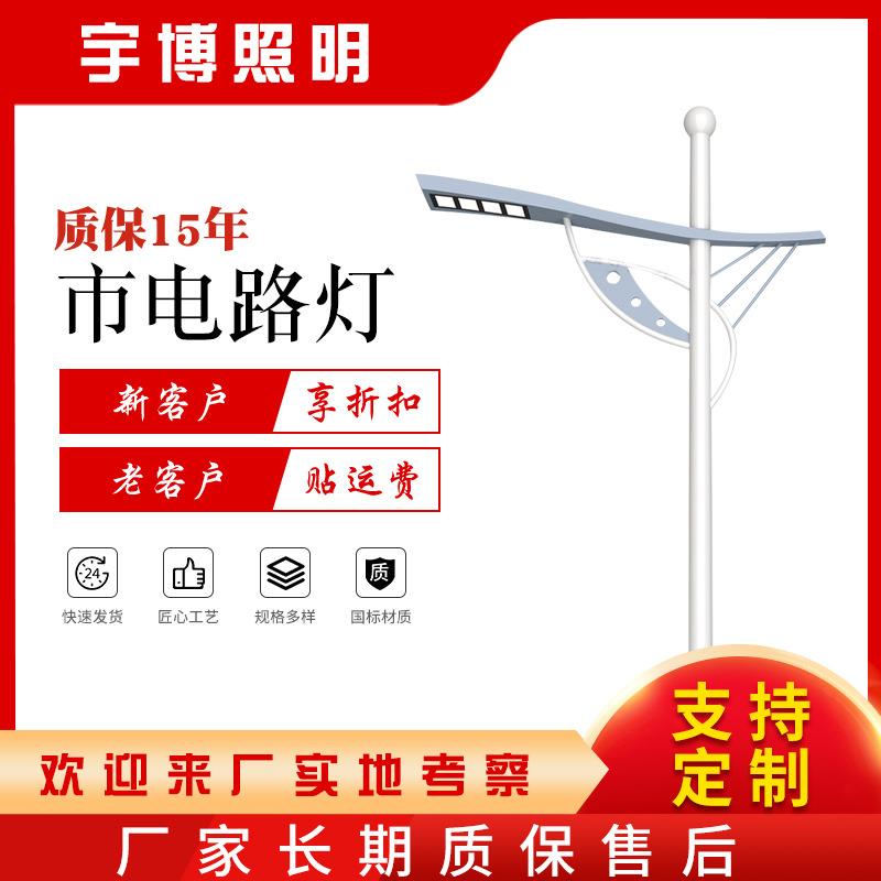 市电路灯户外乡镇道路LED路灯 6米7米8米单臂道路厂家