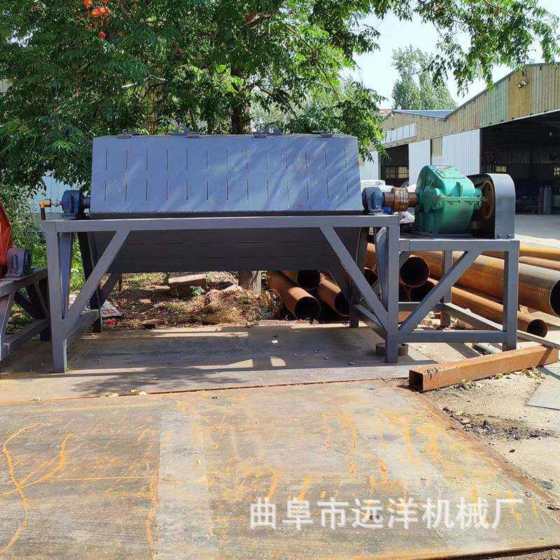 金属抛光机 铁件表面电动除锈机火烧铁除锈六角滚筒抛光