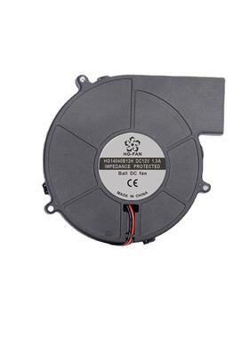 厂家直供14040涡轮鼓风机 140*40mm大风量低噪音离心式风机