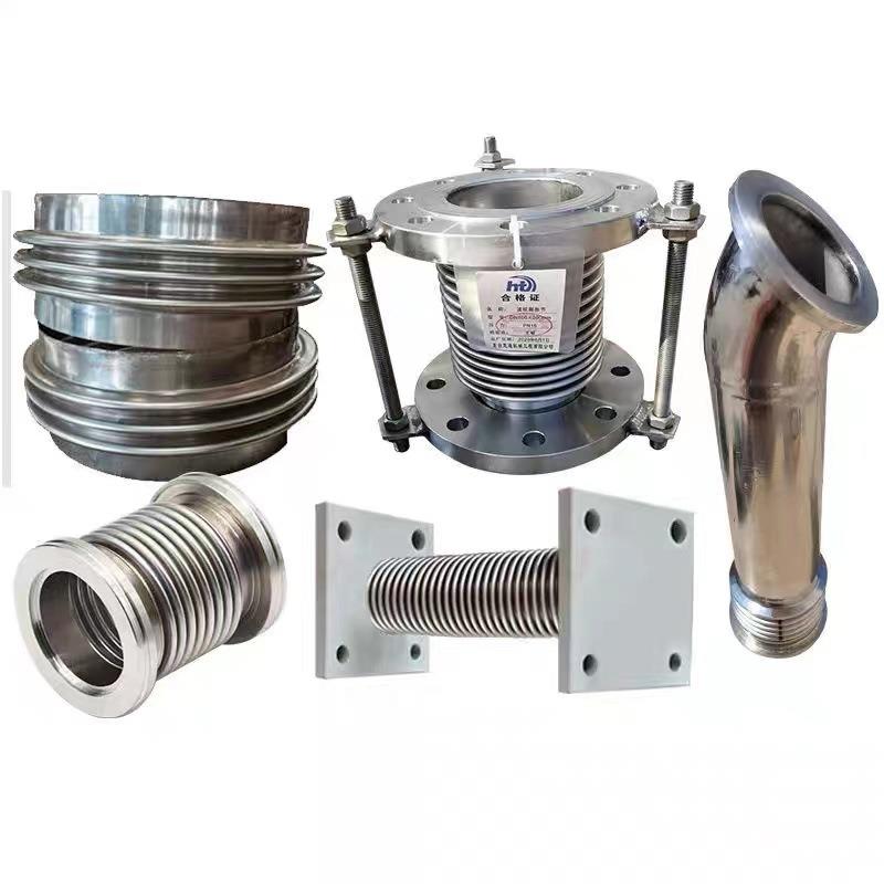 不锈钢补偿器304真空波纹管轴向金属膨胀节管道伸缩高温高压耐腐