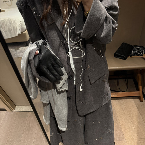 XTZ STYLE-（直接美到心坎小众设计款一定要冲西装(单卖西装)6135