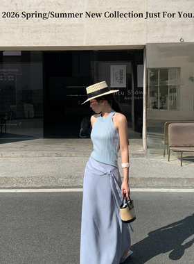 YOOMINI-设计感优雅气质长裙2026初春半身裙(26年春款)Y10040-SH