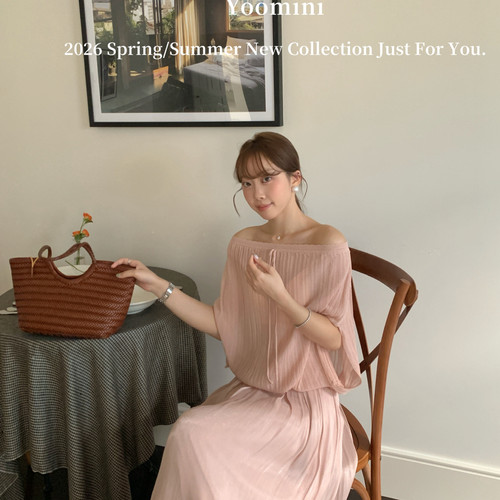 YOOMINI-气质优雅温柔氛围感针织26年夏小衫(单卖小衫)Y11616-SH