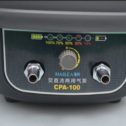 HAILEA AIR PUMP海利CPA-100/120交直流两用氧气泵停电增氧泵充电