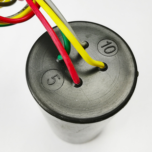 包邮 甩干机电容器 CBB60半自动双桶缸洗衣机电容 5uf 四线