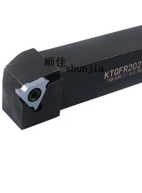 数控刀杆切槽浅槽车刀KTGFR2020K16/2525M16卡簧槽刀装TGF32R刀片