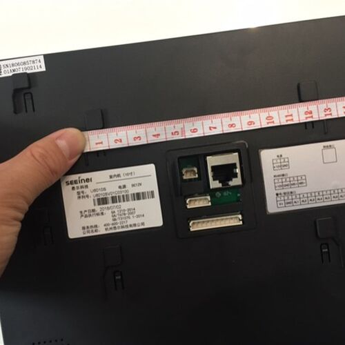 悉尔科技10寸室内机U6010楼宇可视对讲门铃分机U6010S挂板支架片