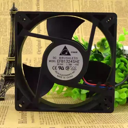 EFB1324SHE 原装台达 12738 24V 1.38A 12.7CM 丹佛斯变频器风扇