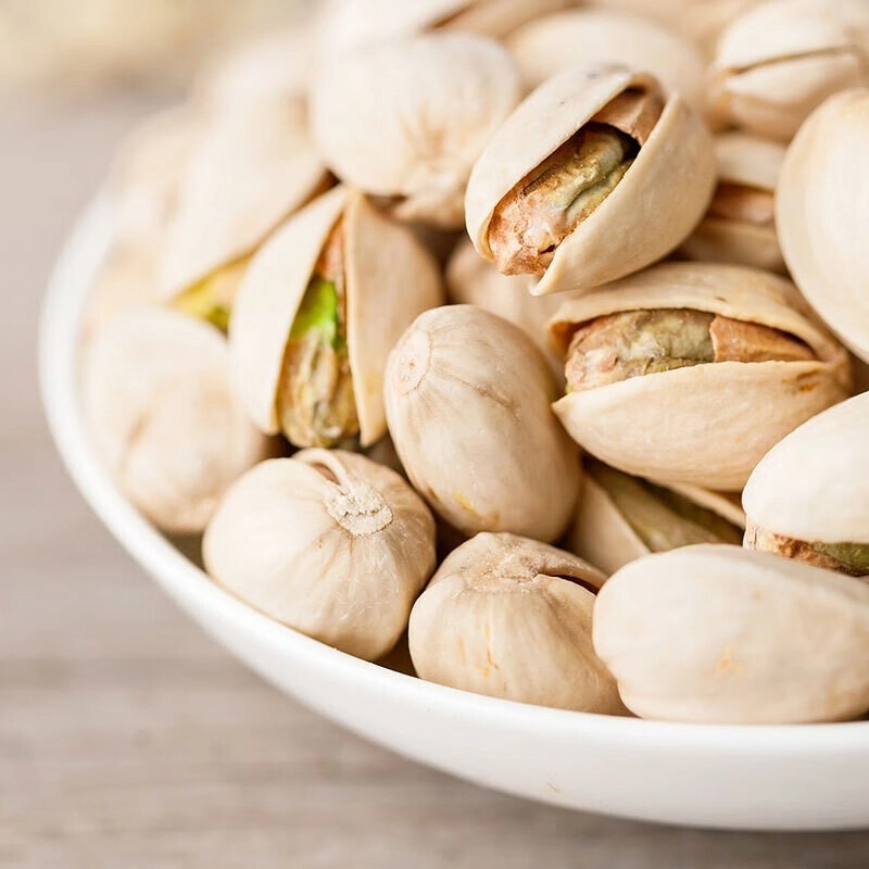 新货新疆原色大颗粒开心果盐焗原味坚果年货休闲孕妇零食500g袋装