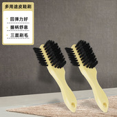 油刷实木手柄鞋 油毛刷子鞋 油刷擦鞋 刷软毛刷三面鞋 擦 刷清洁鞋 鞋