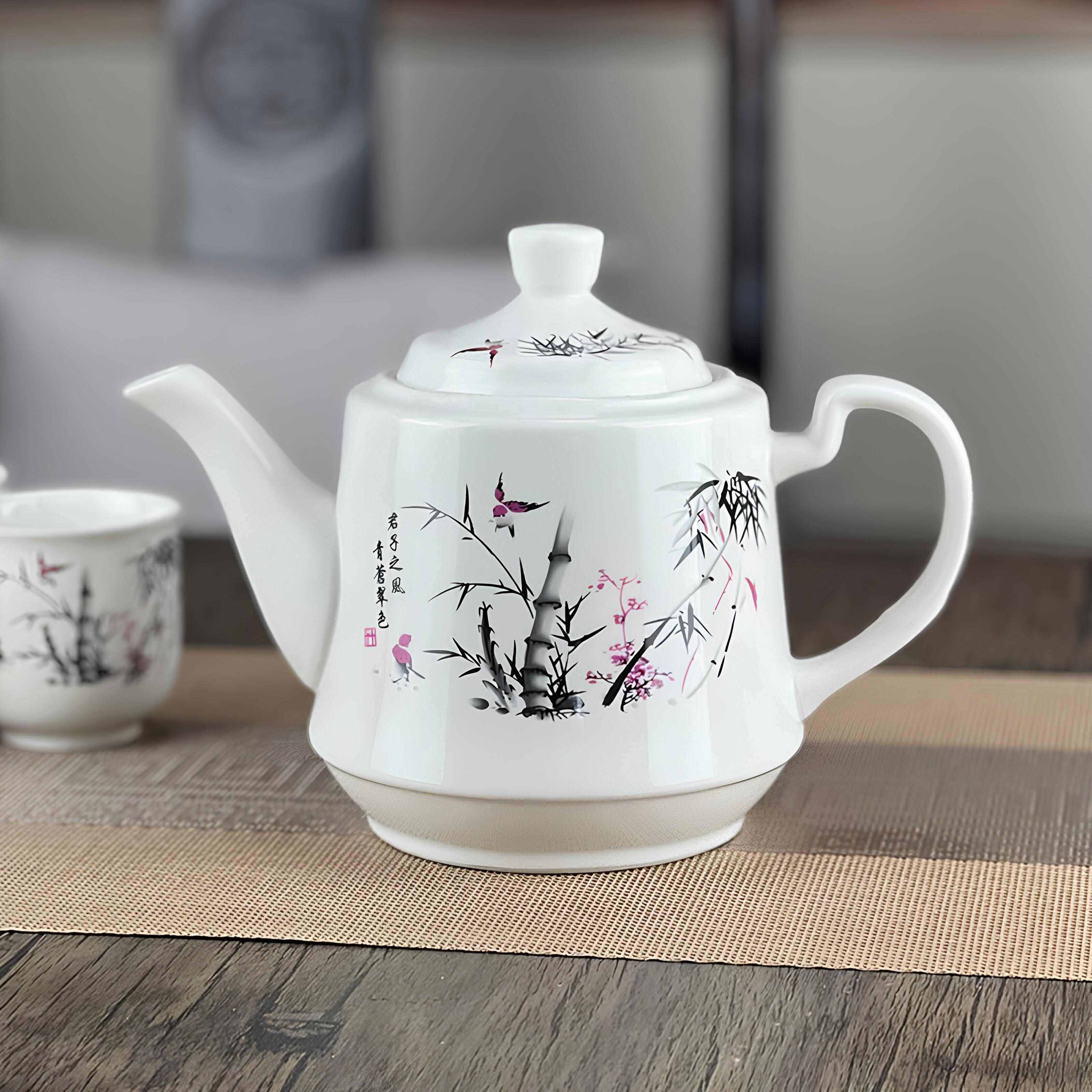 高端陶瓷凉水壶中国风茶