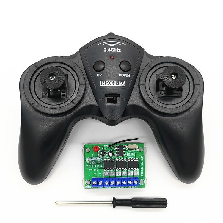 玩具6通道大功率2.4G无线遥控器接收器套装玩具车模船模DIY 6-15v