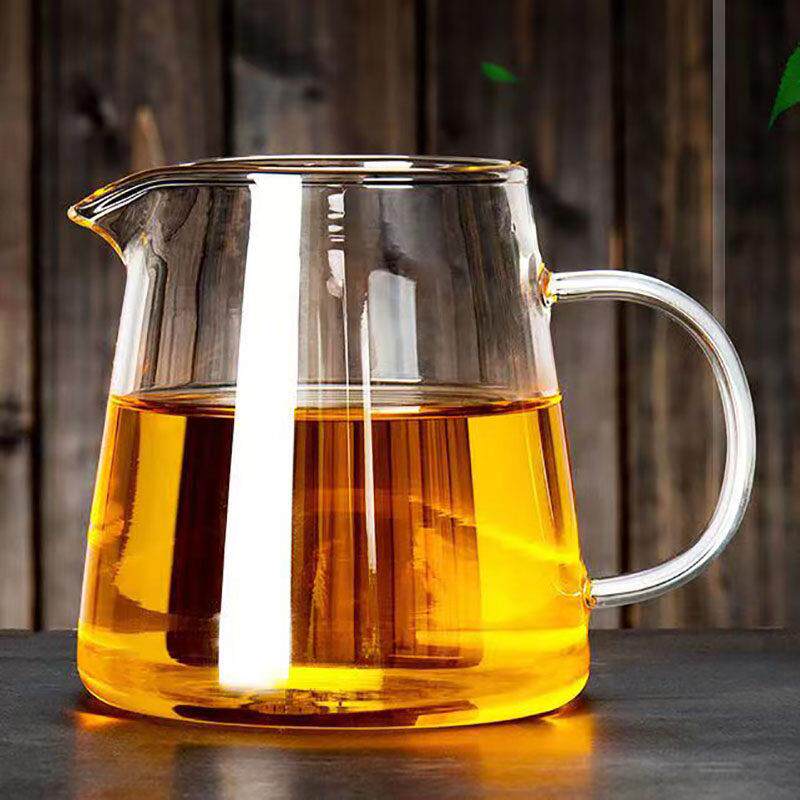 加厚耐热透明玻璃茶海公
