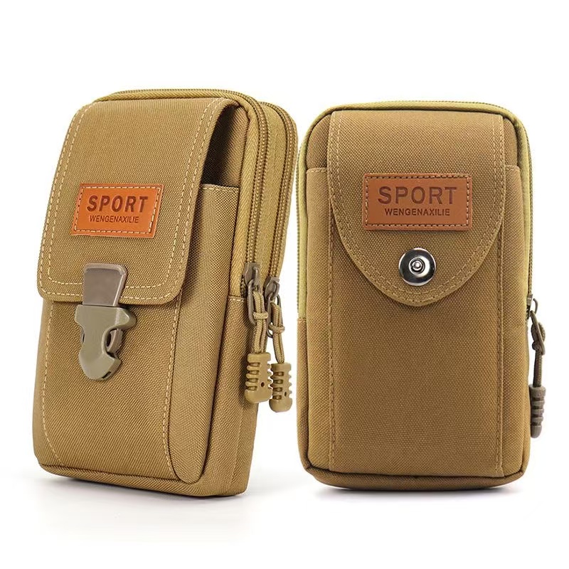 手机腰包欧动牛津布户外干活