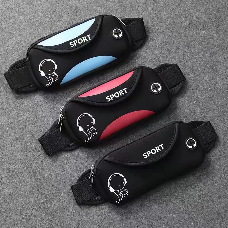 潜水料材质手机包运动腰包