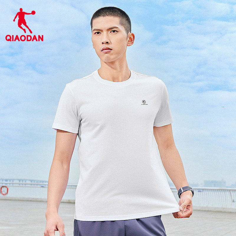 【品牌特惠】中国乔丹针织短袖T恤衫男2026夏季新款休闲短t男装潮