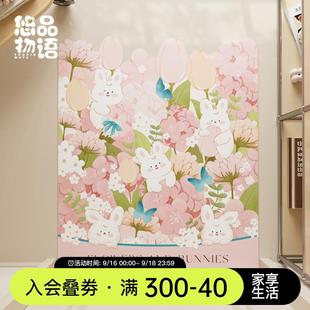 酱果小兔皮革入户门地垫pvc防水可擦免洗玄关门垫地毯ins可爱进门