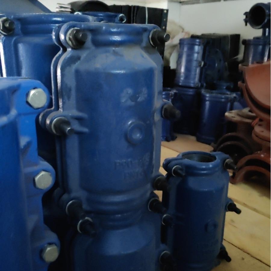 哈夫节变径承口抢修器 球墨铸铁PF管异径大肚子补漏器抱箍快接