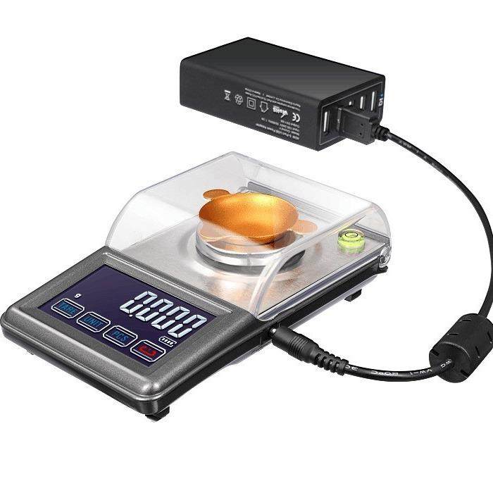 50g电子秤DS-26电子天平秤30g/0.001g珠宝秤克拉秤USB充电