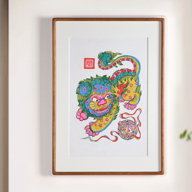 木板年画 画新年装饰老式怀旧画 画门贴杨家埠武强朱仙镇传统客厅,家居饰品,现代装饰画,淘宝优惠券,粉丝福利购,淘宝优惠卷