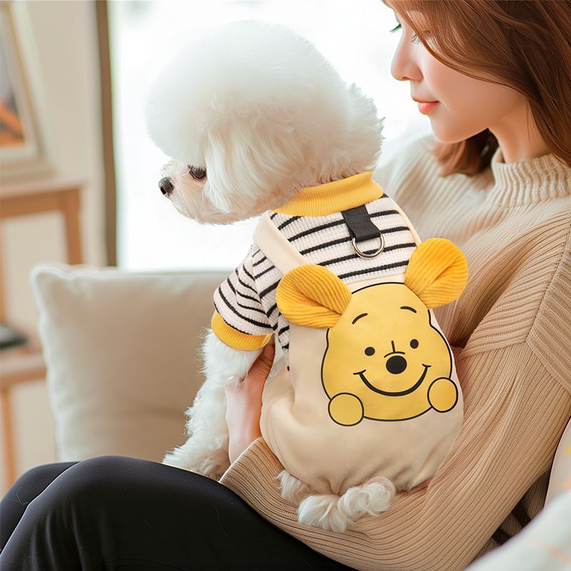 狗狗衣服春装薄款可牵引