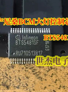 BTS5481SF 适用日产尼桑汽车BCM大灯控制驱动IC芯片全新进口直拍