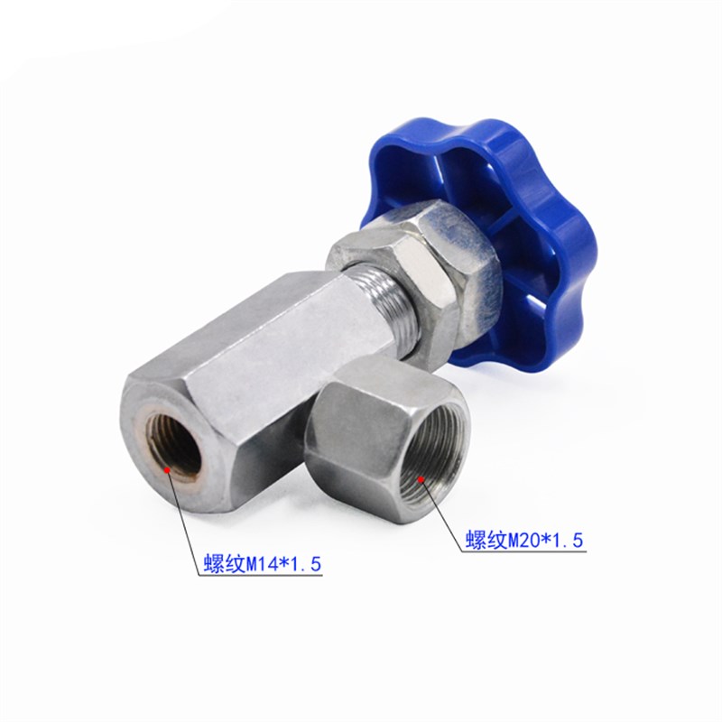 压力表开关KFf-L8/14E KF-L8/20E 液压仪表阀门M14*1.5 M20*1.5