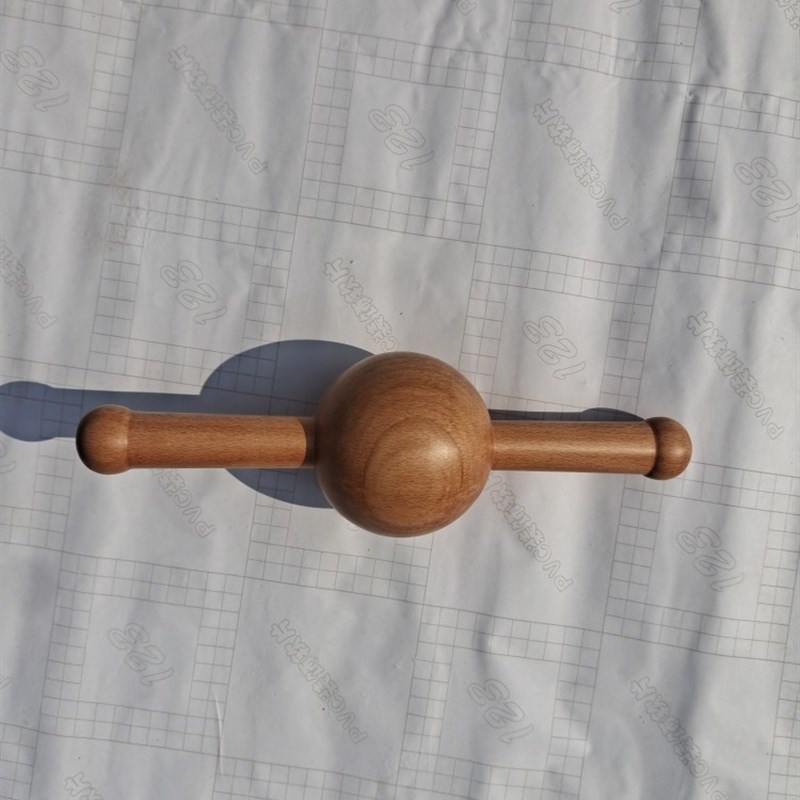 圆球固定转动按摩锤理疗按摩B球棒揉腹球缓解疲劳筋膜点穴棒