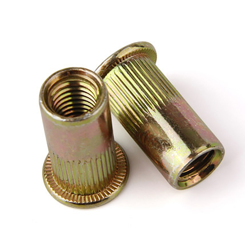 拉铆螺母细牙加长拉帽平o头柱纹螺帽铆钉镀锌M3M4M5M6M8M10M12拉
