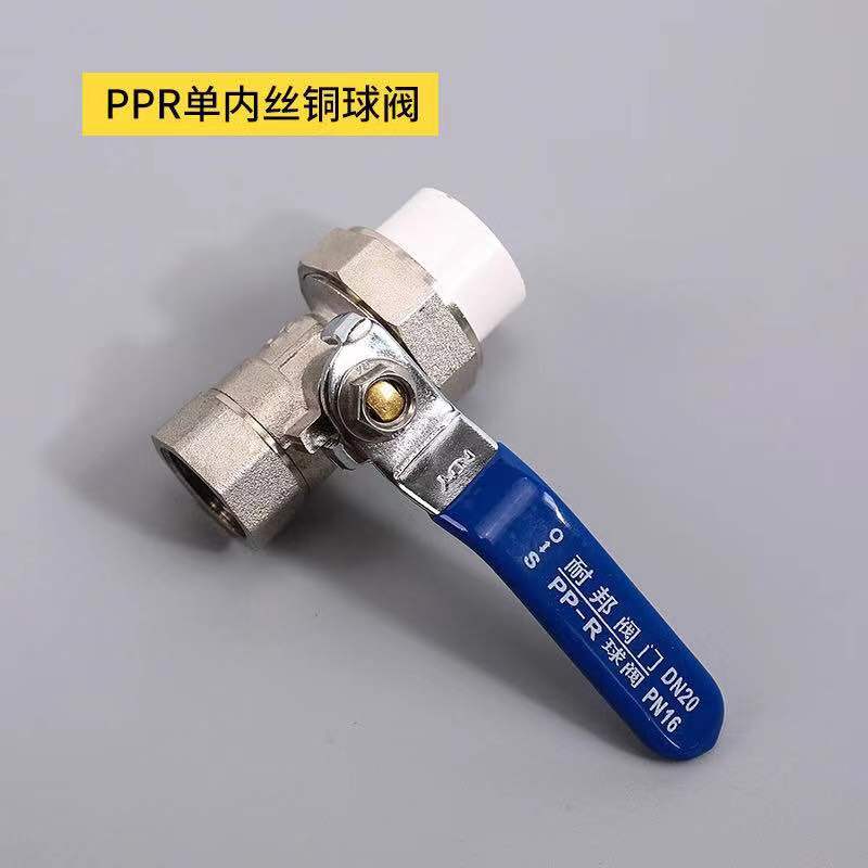全铜ppr球阀20水阀双活接内丝外丝双内丝阀门开关4分 6分全铜闸阀