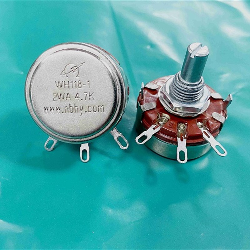 宁波华宇 WTH118-1A 碳膜电位器 WH118-1A 2W 1K 2k2 4k7 10k 等