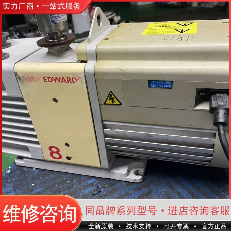 可维修爱德华，RV8真空泵，单相电机220v，声