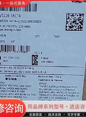 3RW52261AC14  单价6580可维修