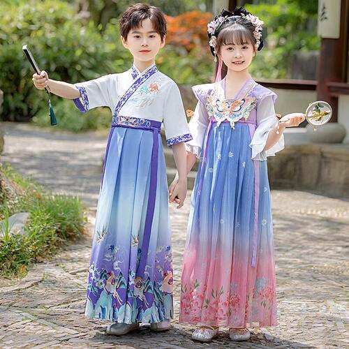 汉服女童2025新款夏季超