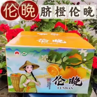 秭归伦晚脐橙新鲜水果橙子果园直发赣正南宗应当季整箱冰糖甜